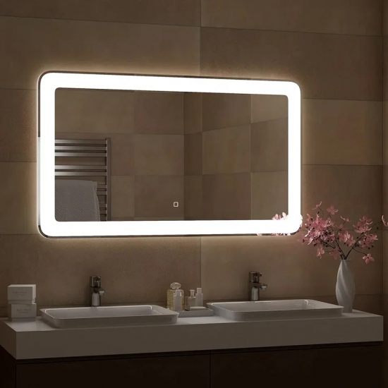 Зеркало CONTINENT Velvette 120х80 с подсветкой