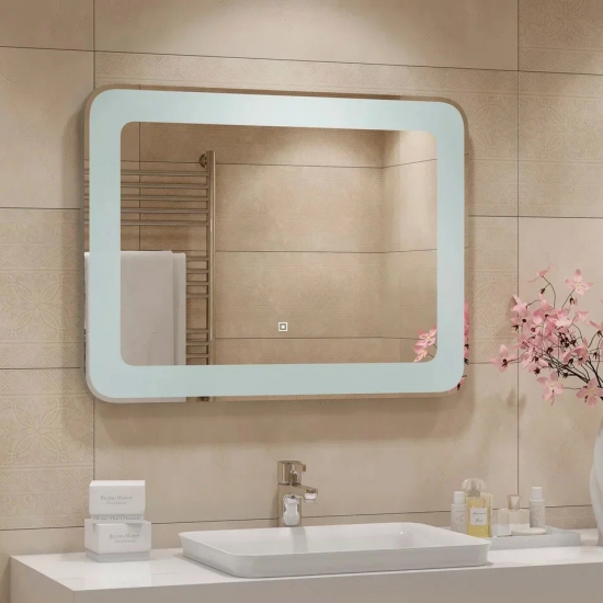 Зеркало CONTINENT Velvette 80х60 с подсветкой