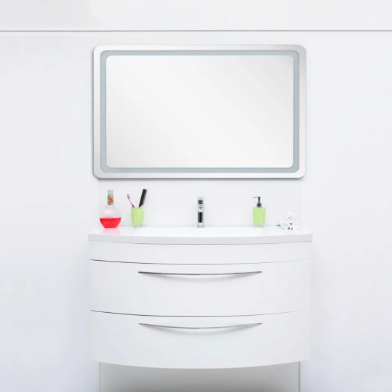 Зеркало DE AQUA Смарт 12075 с LED подсветкой