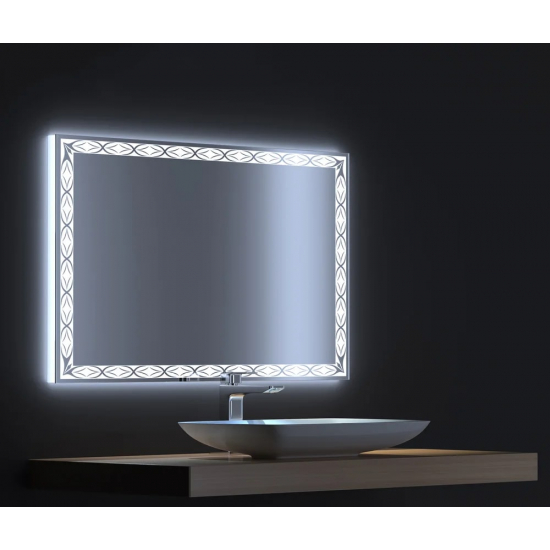 Зеркало DE AQUA Тренд 9075 с LED подсветкой