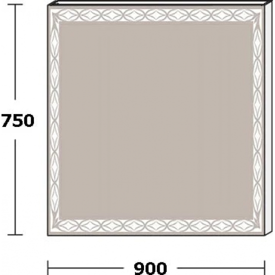 Зеркало DE AQUA Тренд 9075 с LED подсветкой