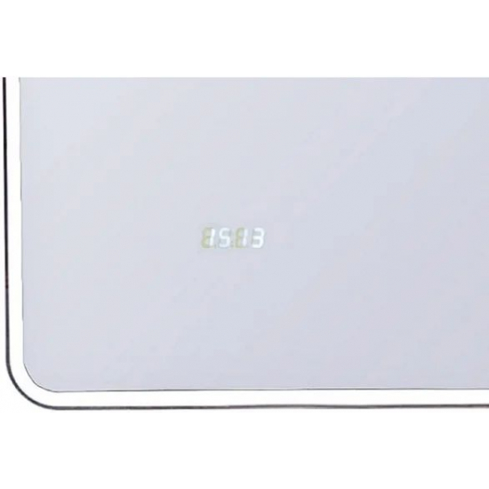 Зеркало EL FANTE Атлантика 60x60, с подсветкой и часами