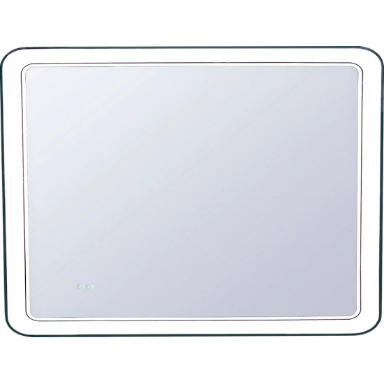 Зеркало EL FANTE Атлантика 90x70, с подсветкой и часами