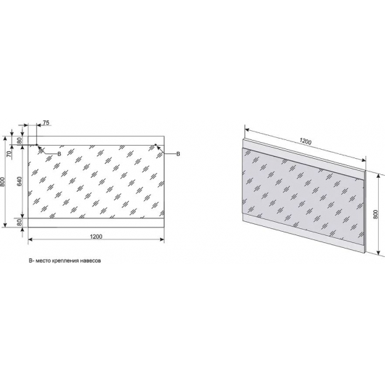 Зеркало EL FANTE Даллас 120x80 Люкс, венге