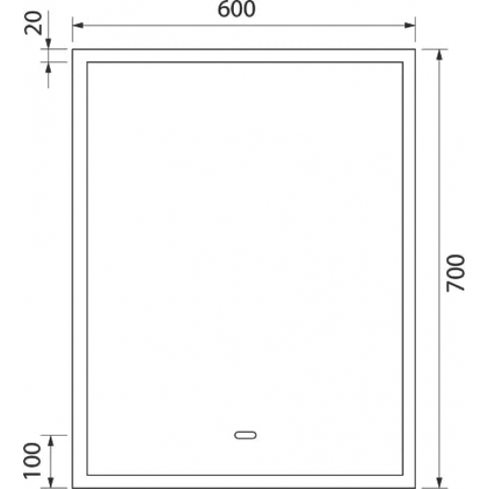 Зеркало IDDIS Slide 60 с термоподогревом