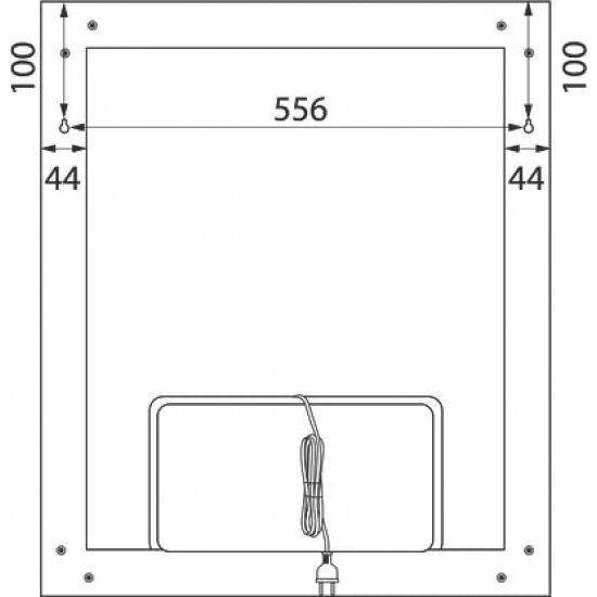 Зеркало IDDIS Slide 60 с термоподогревом