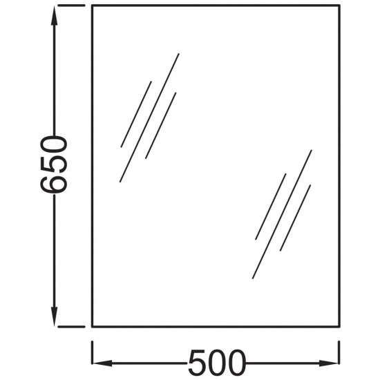 Зеркало JACOB DELAFON EB1081 50 см