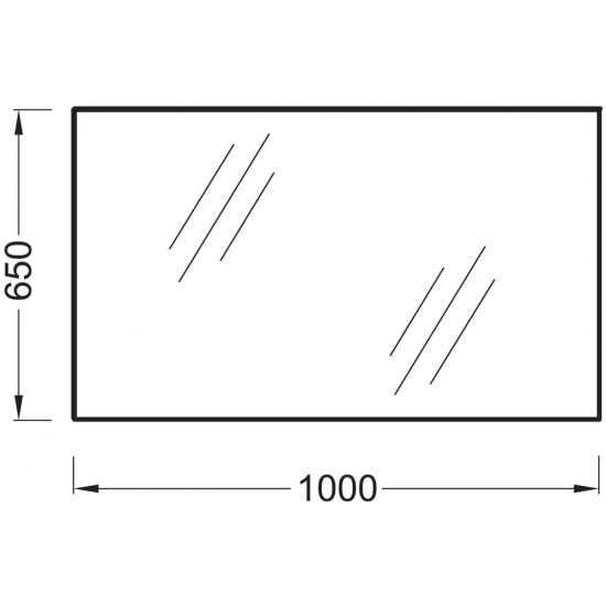 Зеркало JACOB DELAFON Ola EB1099-RU 100 см