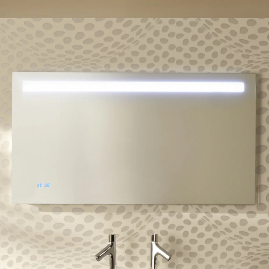 Зеркало JACOB DELAFON Replay EB1163 120 см с подсветкой и часами