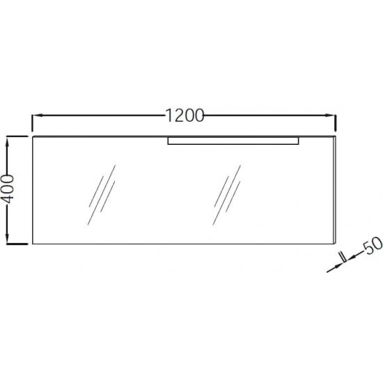Зеркало JACOB DELAFON Stillness EB2008 120 см с подсветкой