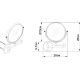 Зеркало косметическое FIXSEN Hotel FX-31021