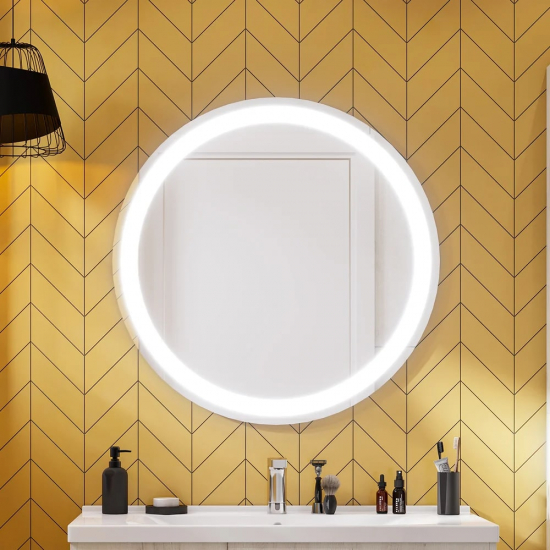 Зеркало круглое АКВАТОН Анелло 85 с подсветкой