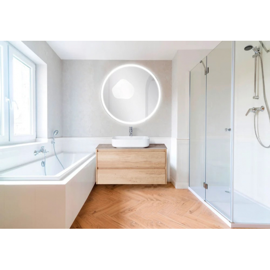Зеркало круглое BELBAGNO SPC-RNG-800-LED-TCH с подсветкой, сенсорным выключателем