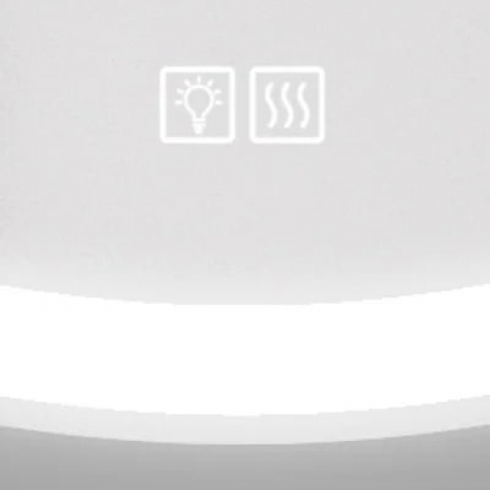 Зеркало круглое BELBAGNO SPC-RNG-800-LED-TCH-WARM с подсветкой и подогревом, сенсорным выключателем