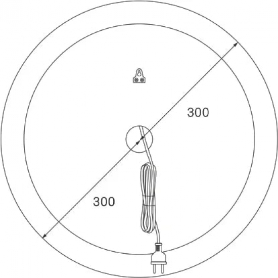 Зеркало круглое IDDIS Esper 60 