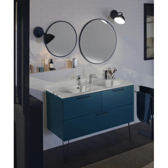 Зеркало круглое  JACOB DELAFON Odeon Rive Gauche EB1176-S14 50 см черный сатин