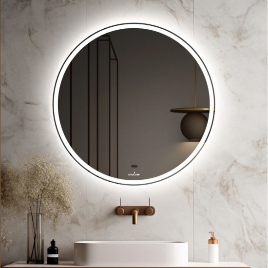 Зеркало круглое MIXLINE Анита-2 D600 с LED подстветкой, подогрев