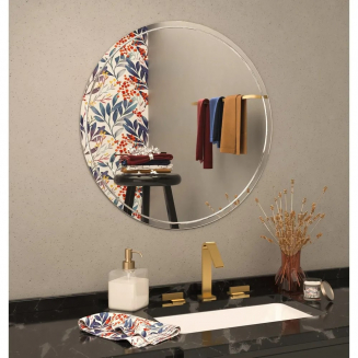 Зеркало круглое MIXLINE Эмили D600 гравировка