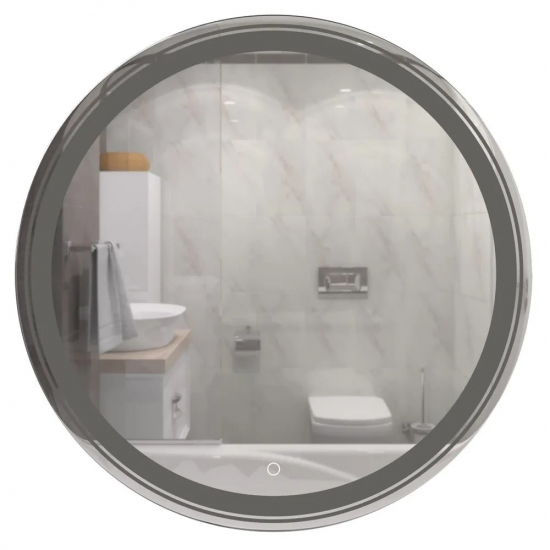 Зеркало круглое MIXLINE Оливия D700 с LED подсветкой