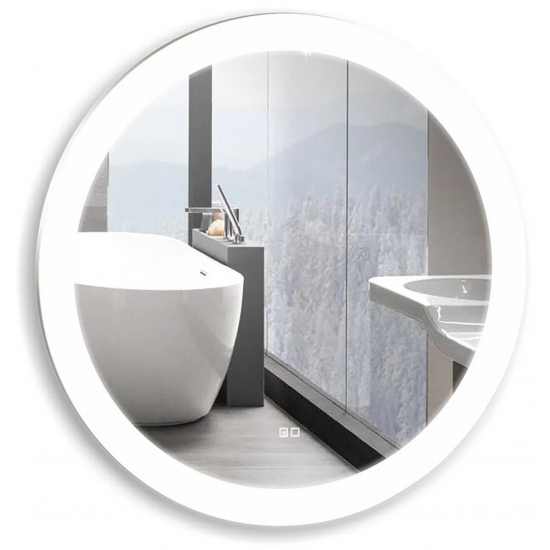 Зеркало круглое MIXLINE Перла-2 D770 с LED подсветкой и подогревом