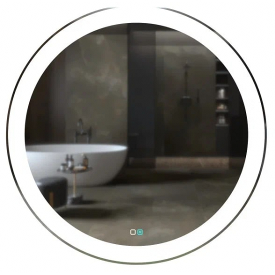 Зеркало круглое MIXLINE Перла-2 D770 с LED подсветкой и подогревом
