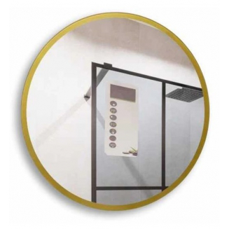 Зеркало круглое MIXLINE Ренуар D400, золотое