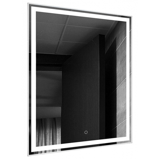 Зеркало LORANTO Стиль 600x800, с сенсором, на подложке