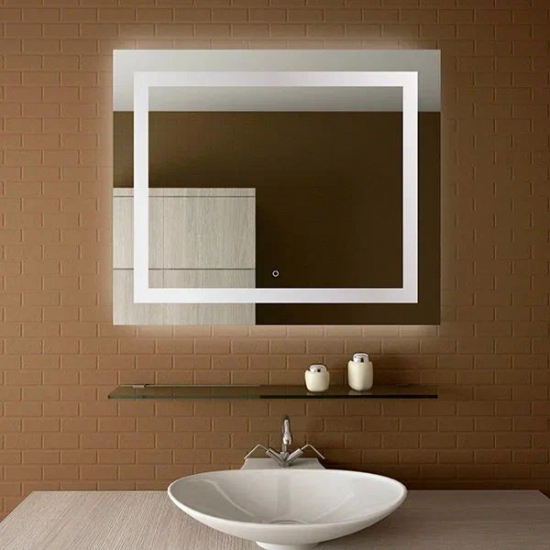 Зеркало MIRSANT Casper 800x800 с LED подсветкой