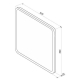 Зеркало MIRSANT Cloud 800x800 с LED подсветкой