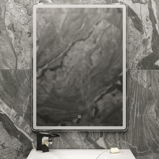 Зеркало MIRSANT Luxe 600x800 с LED подсветкой