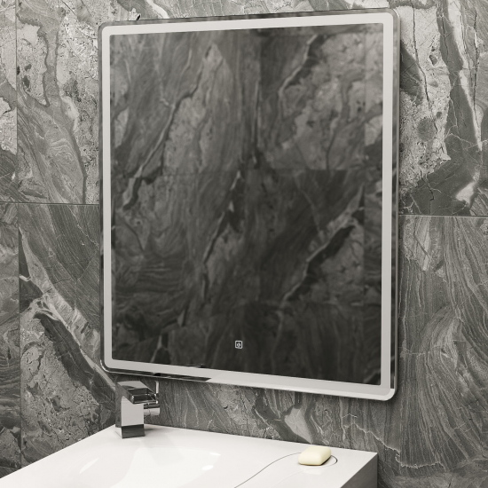 Зеркало MIRSANT Luxe 700x800 с LED подсветкой