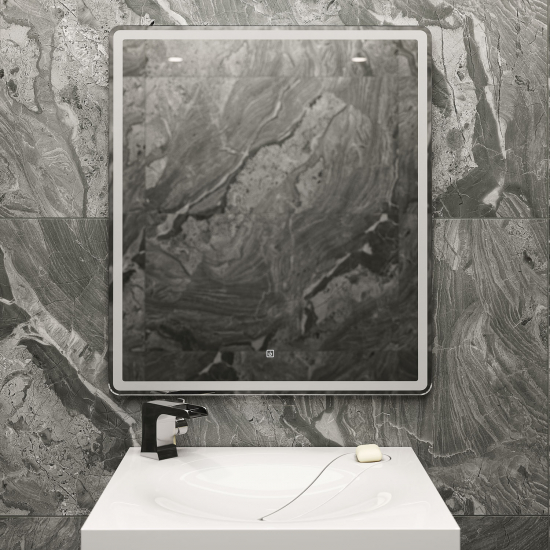 Зеркало MIRSANT Luxe 700x800 с LED подсветкой
