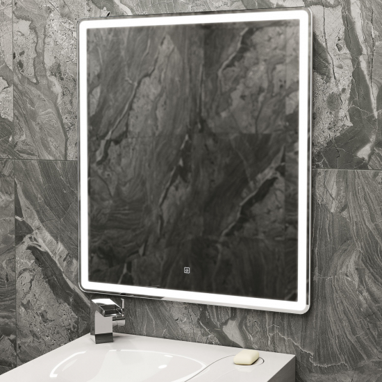 Зеркало MIRSANT Luxe 700x800 с LED подсветкой