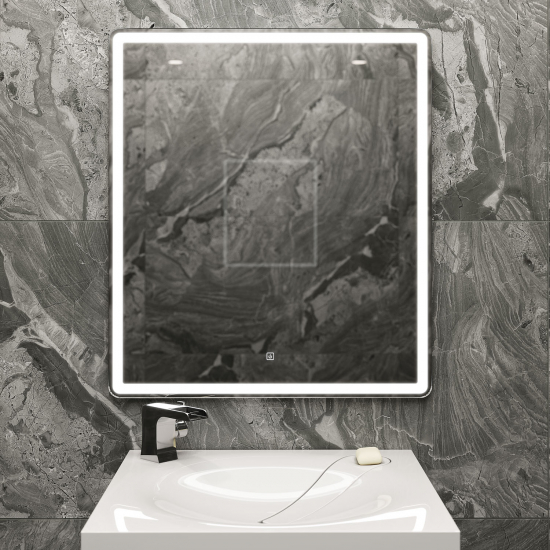 Зеркало MIRSANT Luxe 700x800 с LED подсветкой