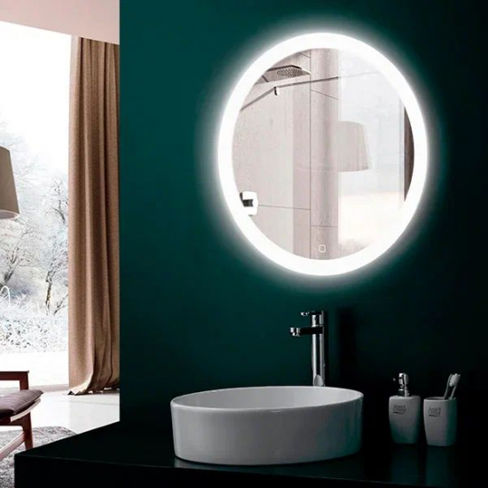 Зеркало MIRSANT Ring 750x750 с LED подсветкой
