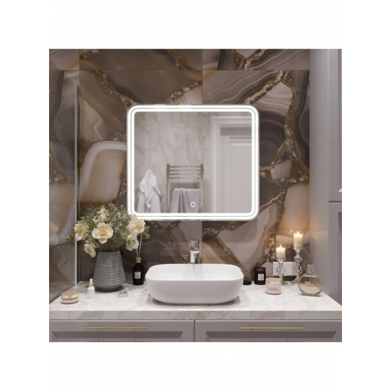 Зеркало MIXLINE Адриана 800x700 с LED подсветкой
