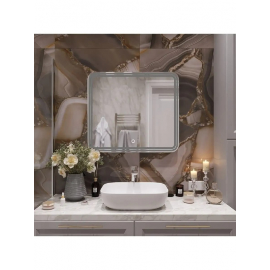 Зеркало MIXLINE Адриана 800x700 с LED подсветкой