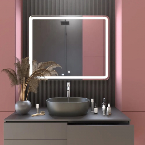 Зеркало MIXLINE Альдо 1000x800 с LED подсветкой