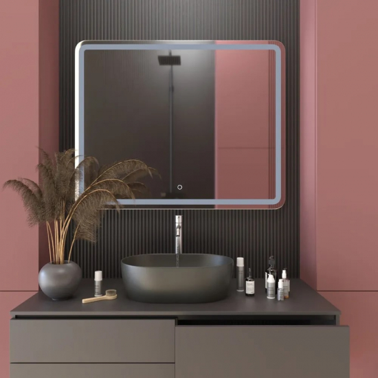 Зеркало MIXLINE Альдо 1000x800 с LED подсветкой