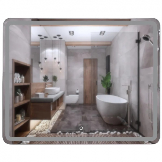 Зеркало MIXLINE Альдо 1000x800 с LED подсветкой