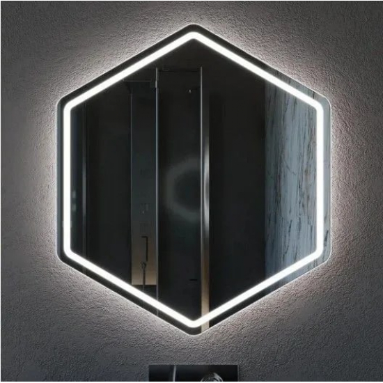 Зеркало MIXLINE Астра 600x680 светодиодная подсветка, бесконтактный сенсор