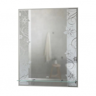 Зеркало MIXLINE Барокко 535x680 с полкой 