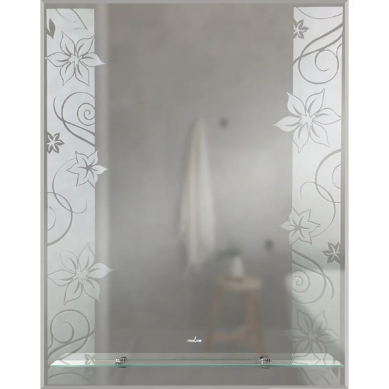 Зеркало MIXLINE Барокко 535x680 с полкой 