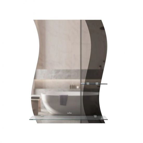 Зеркало MIXLINE Баунти 520x690  2 полки