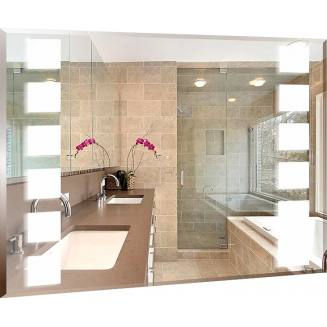 Зеркало MIXLINE Блюз 800x600 с LED подсветкой и фацетом