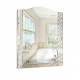 Зеркало MIXLINE Бухара 510x585 с полкой, пескоструйный рисунок
