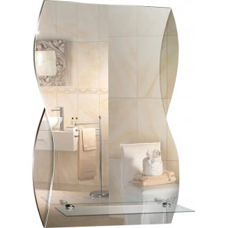 Зеркало MIXLINE Домино 395x600 с полкой