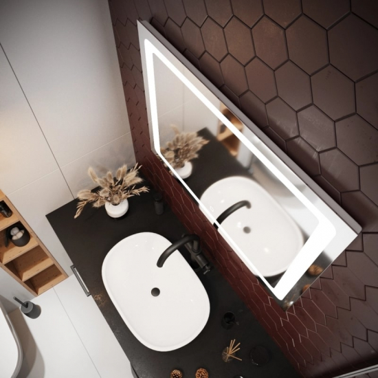 Зеркало MIXLINE Фортуна 800x600 с LED подсветкой