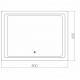 Зеркало MIXLINE Фортуна 800x600 с LED подсветкой