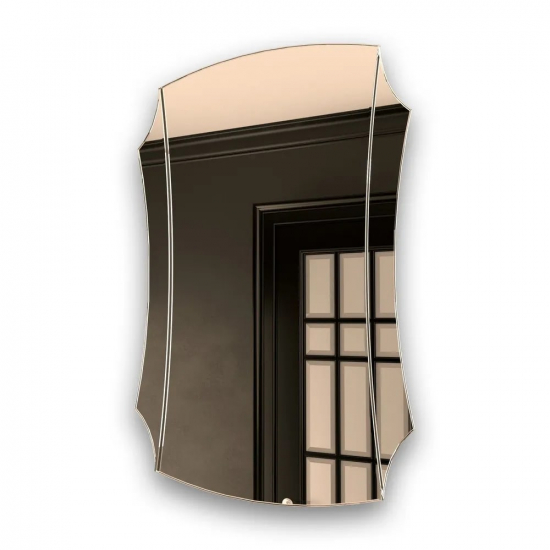 Зеркало MIXLINE Гео 450x750 с гравировкой